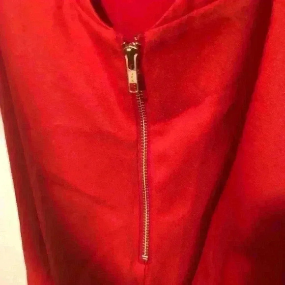 NBD x Naven Twins Revolve Red Halter Sleeveless Formal Zip Back Maxi Dress - Picture 6 of 9